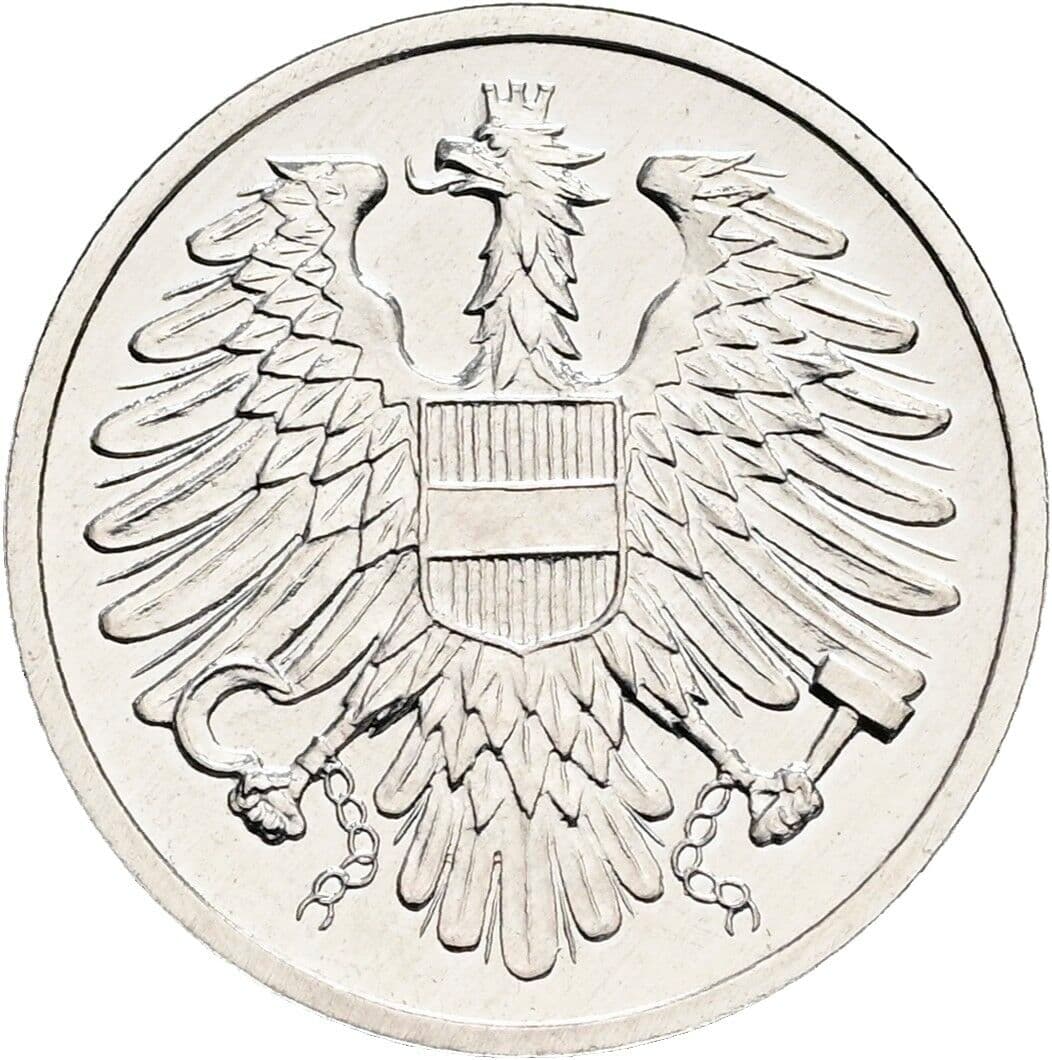2 Groschen 1992 – Rückseite