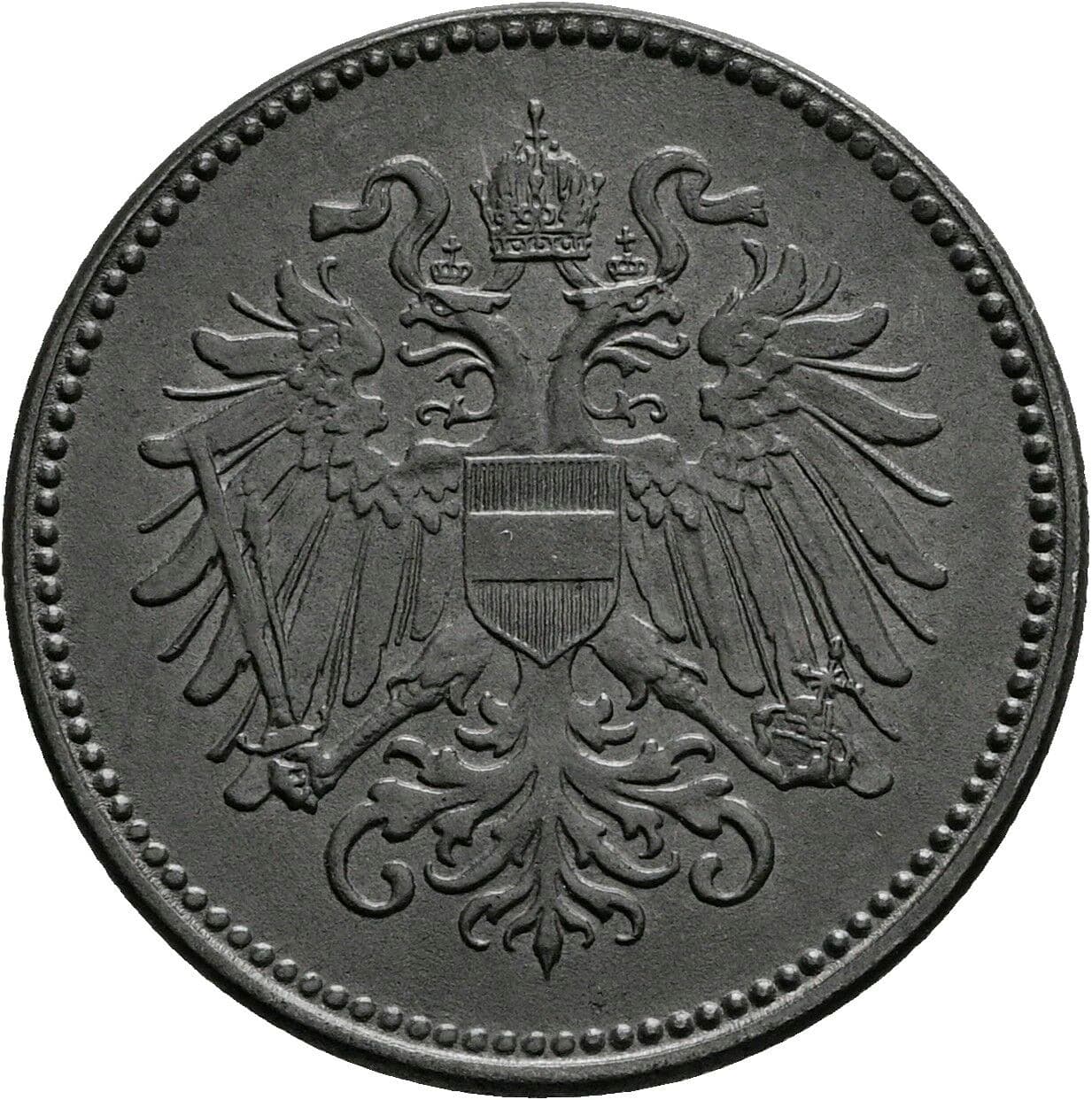 20 Heller Karl I., 1916-1918 1918 – Rückseite