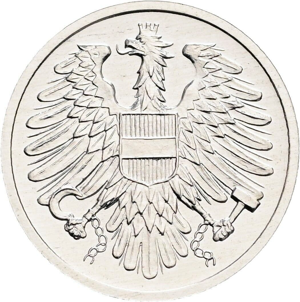 2 Groschen 1993 – Rückseite