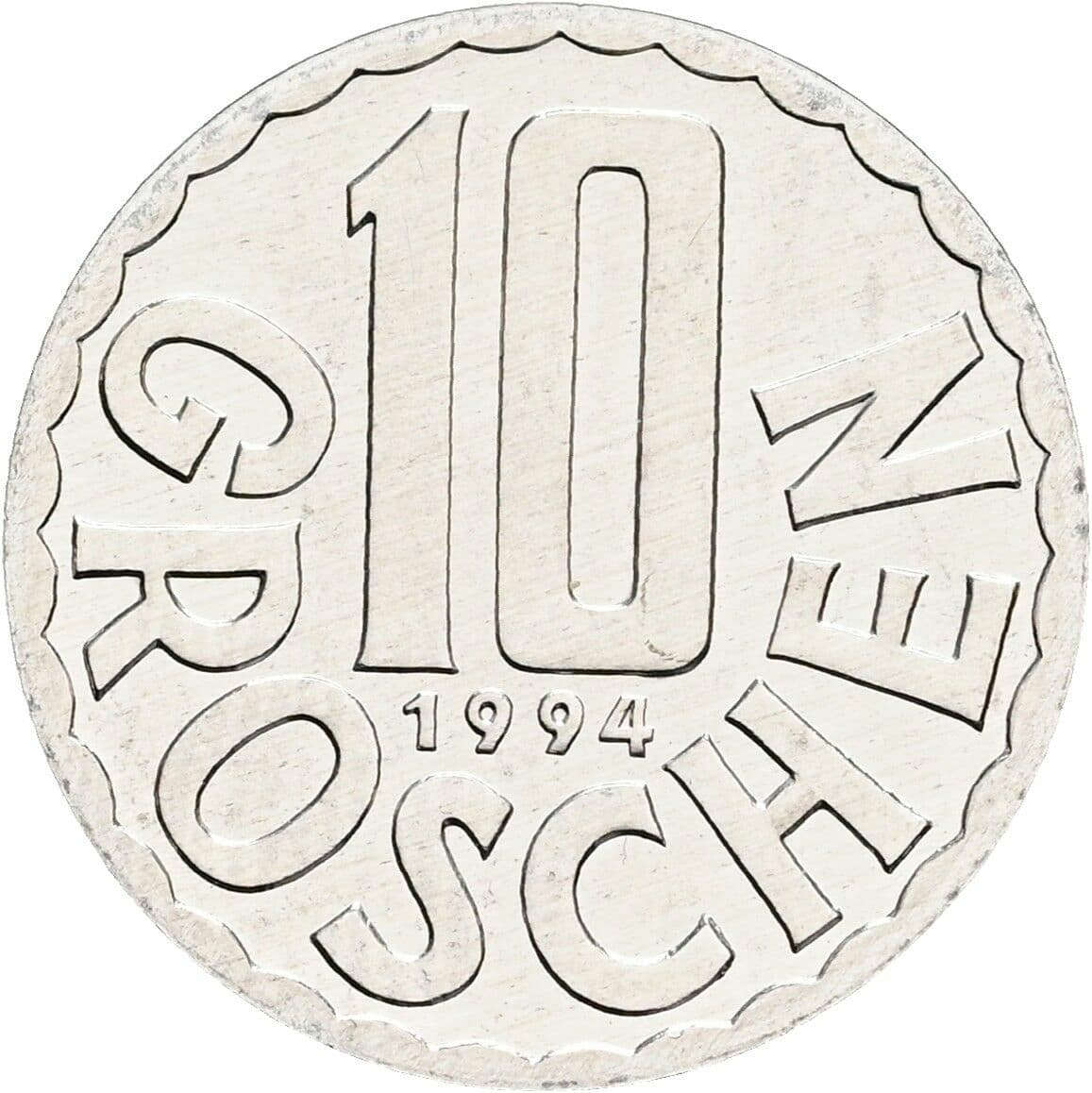 10 Groschen 1994 – Vorderseite