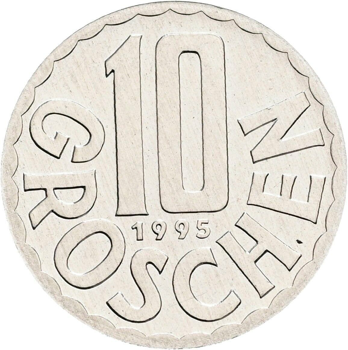 10 Groschen 1995 – Vorderseite