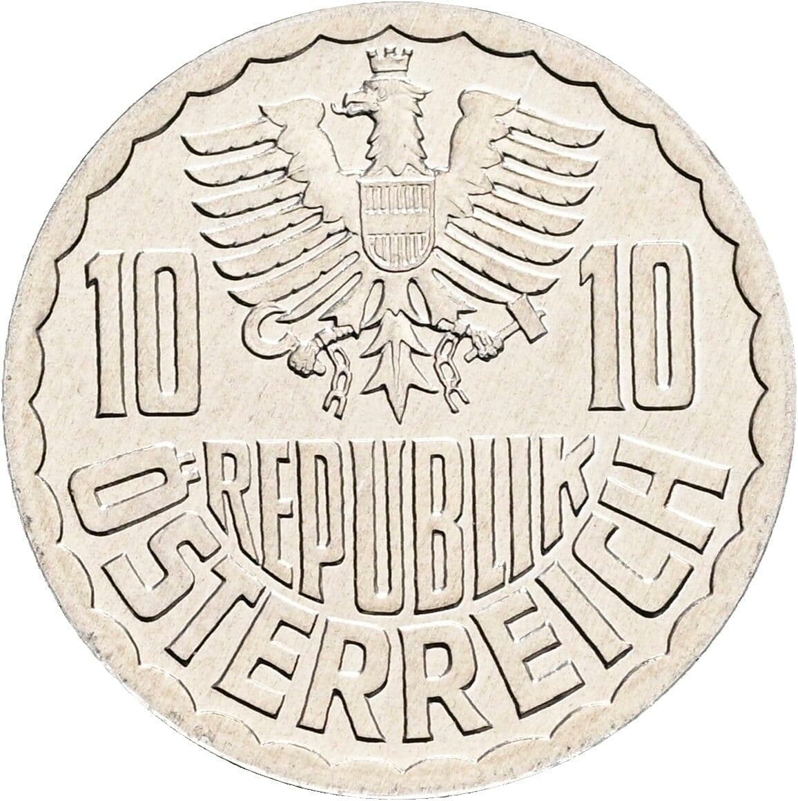 10 Groschen 1998 – Rückseite