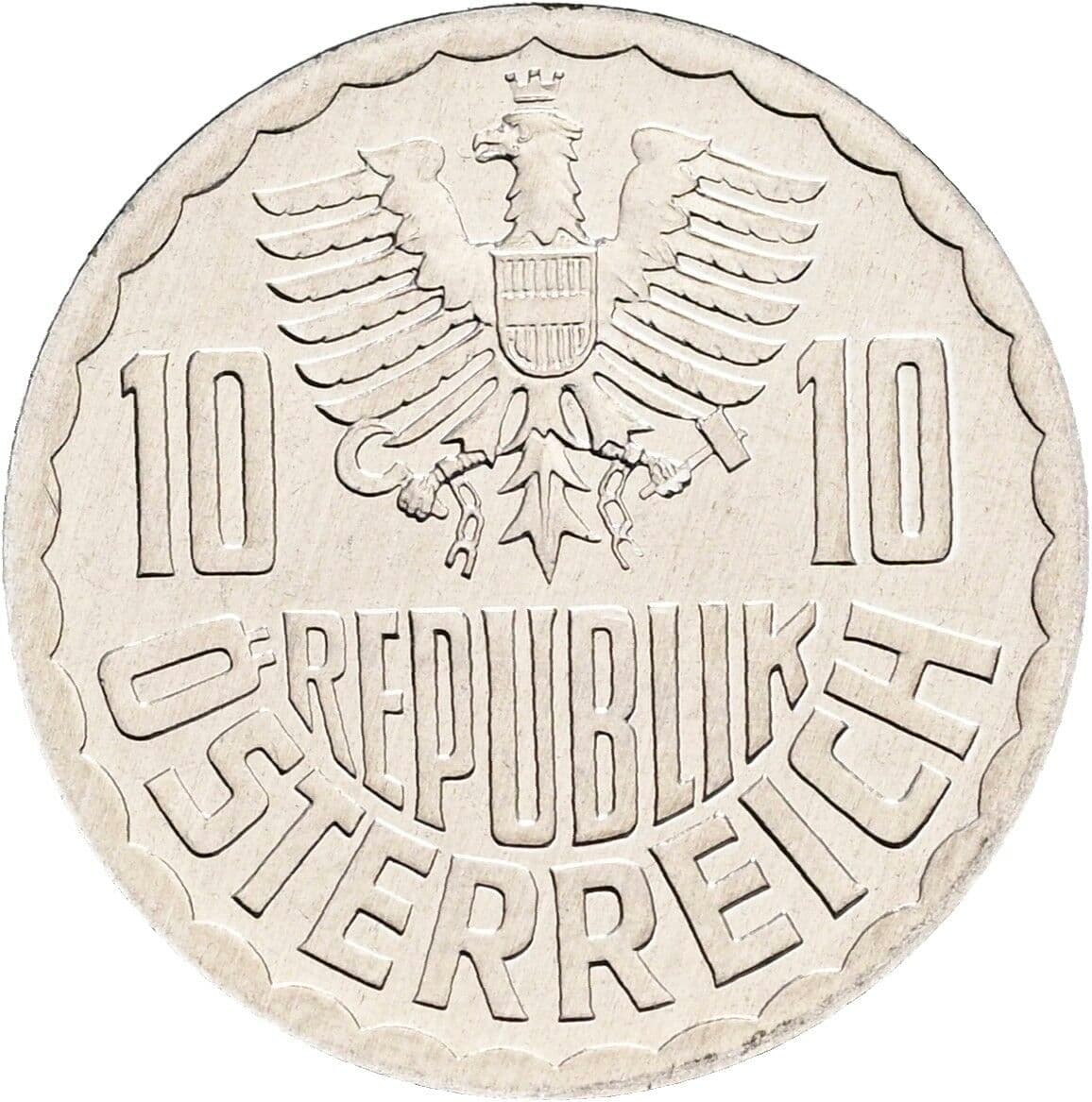 10 Groschen 1995 – Rückseite