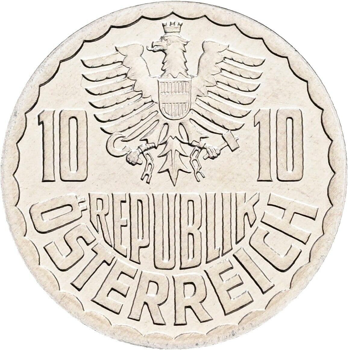 10 Groschen 1993 – Rückseite