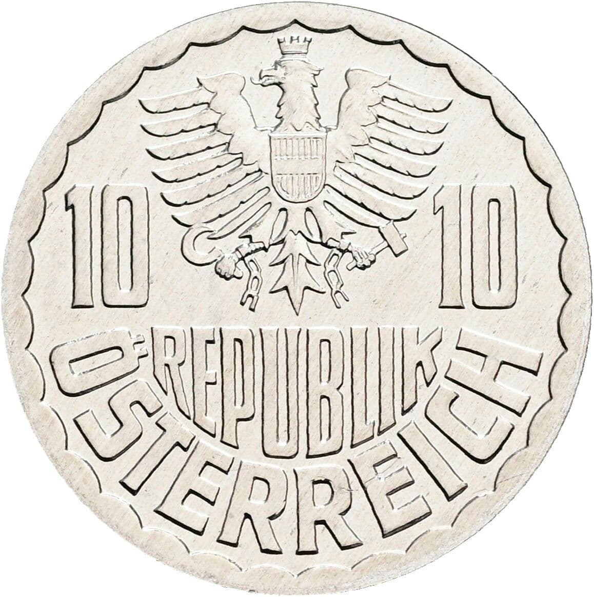 10 Groschen 1997 – Rückseite