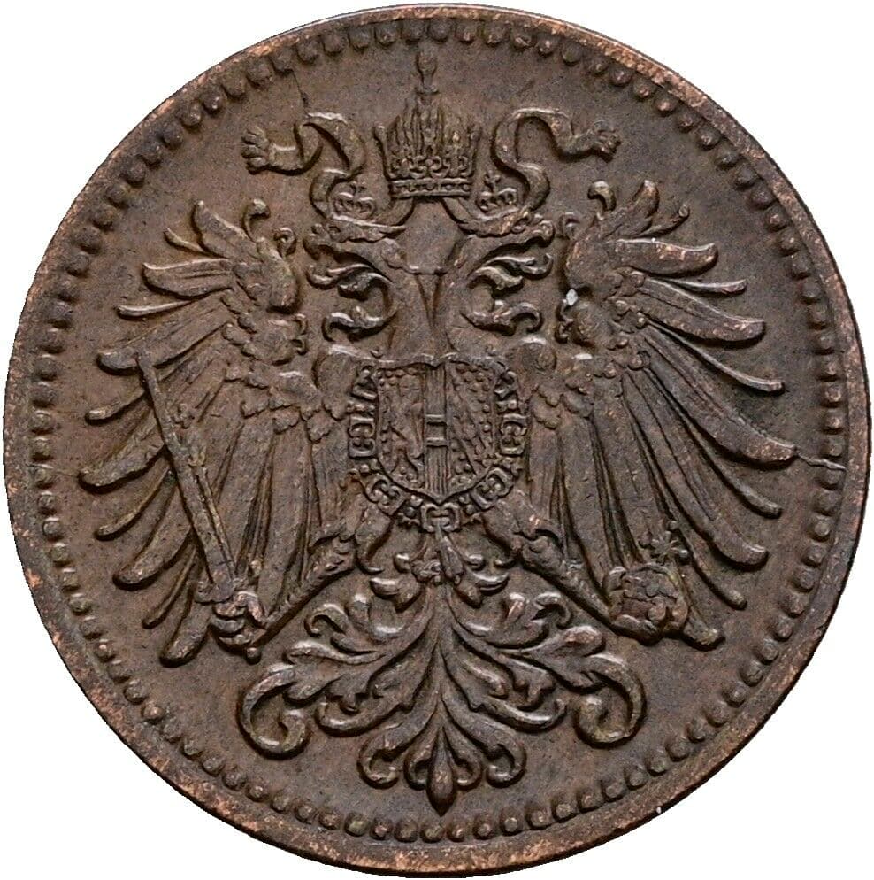 1 Heller Franz Joseph I. 1848-1916 1915 – Rückseite