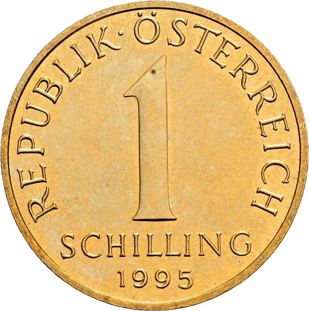 1 Schilling 1995 – Vorderseite