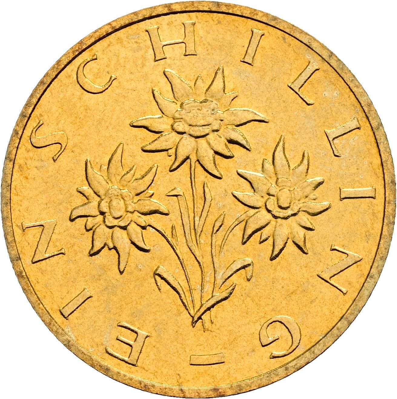 1 Schilling 1998 – Rückseite