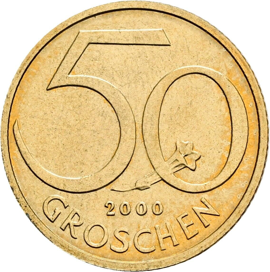 50 Groschen 2000 – Vorderseite