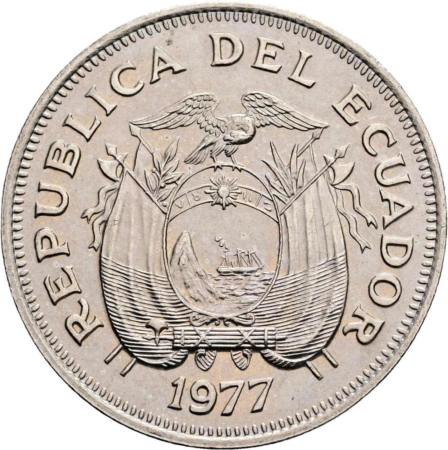 1 Sucre 1977 – Rückseite