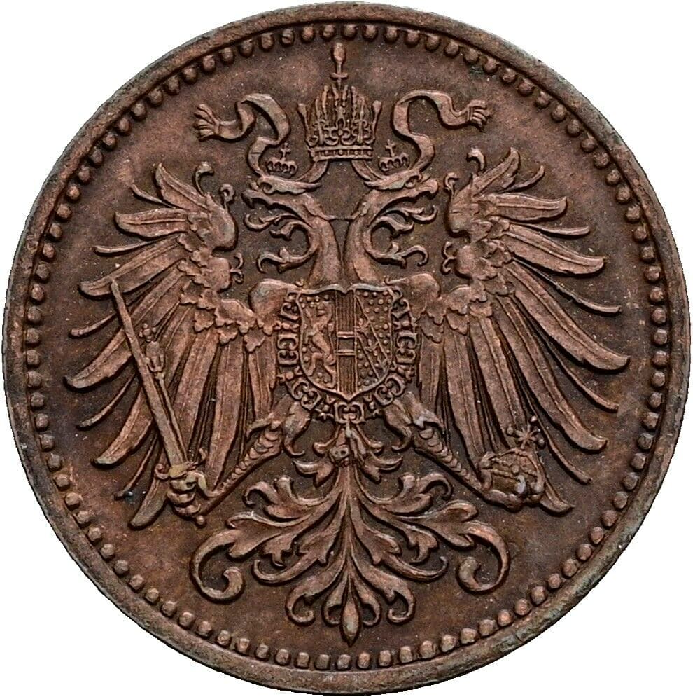 1 Heller Franz Joseph I. 1848-1916 1911 – Rückseite
