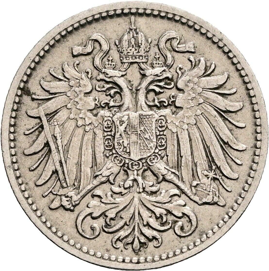 10 Heller Franz Joseph I. 1848-1916 1907 – Rückseite