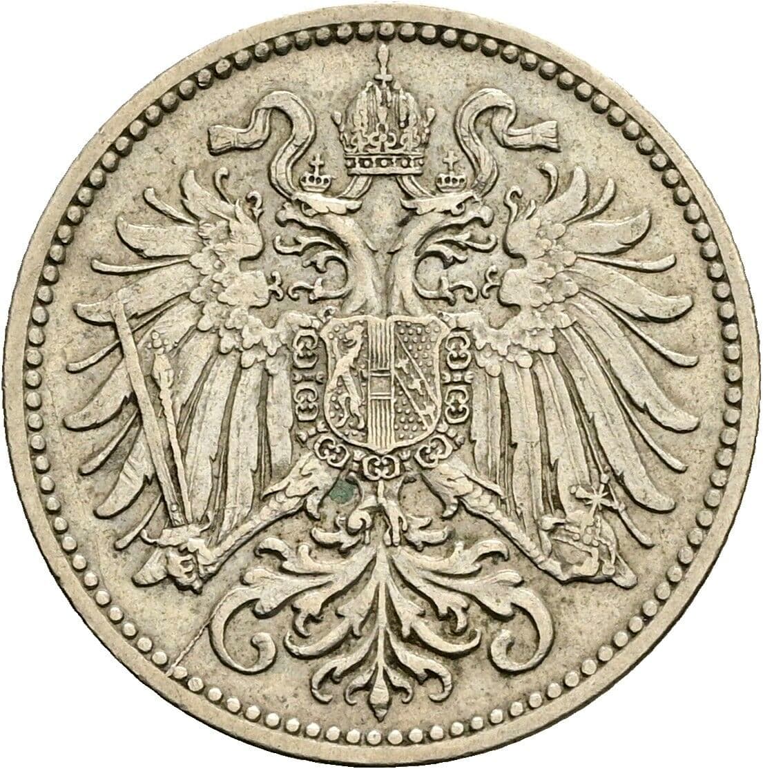 10 Heller Franz Joseph I. 1848-1916 1915 – Rückseite