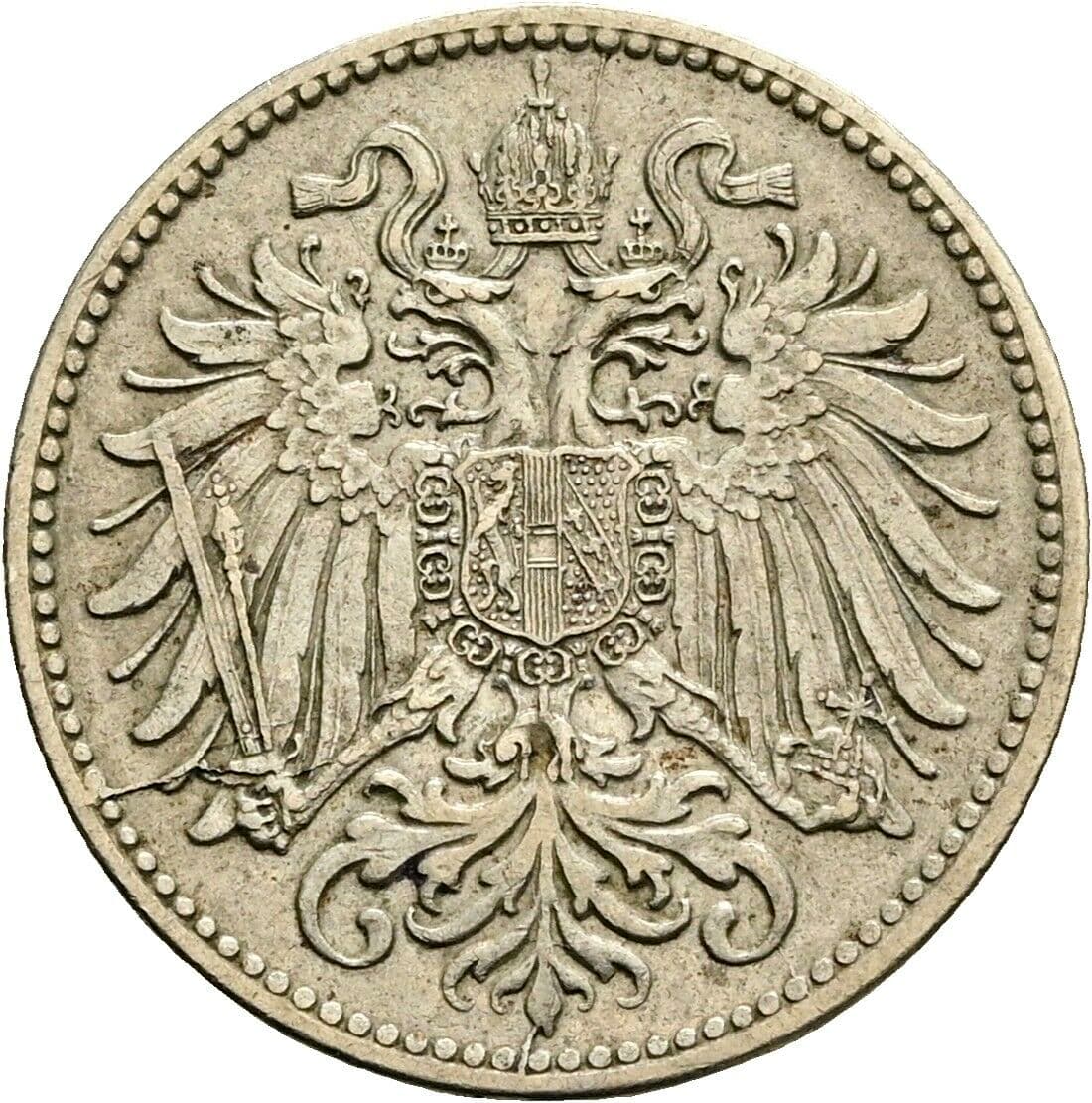 10 Heller Franz Joseph I. 1848-1916 1916 – Rückseite
