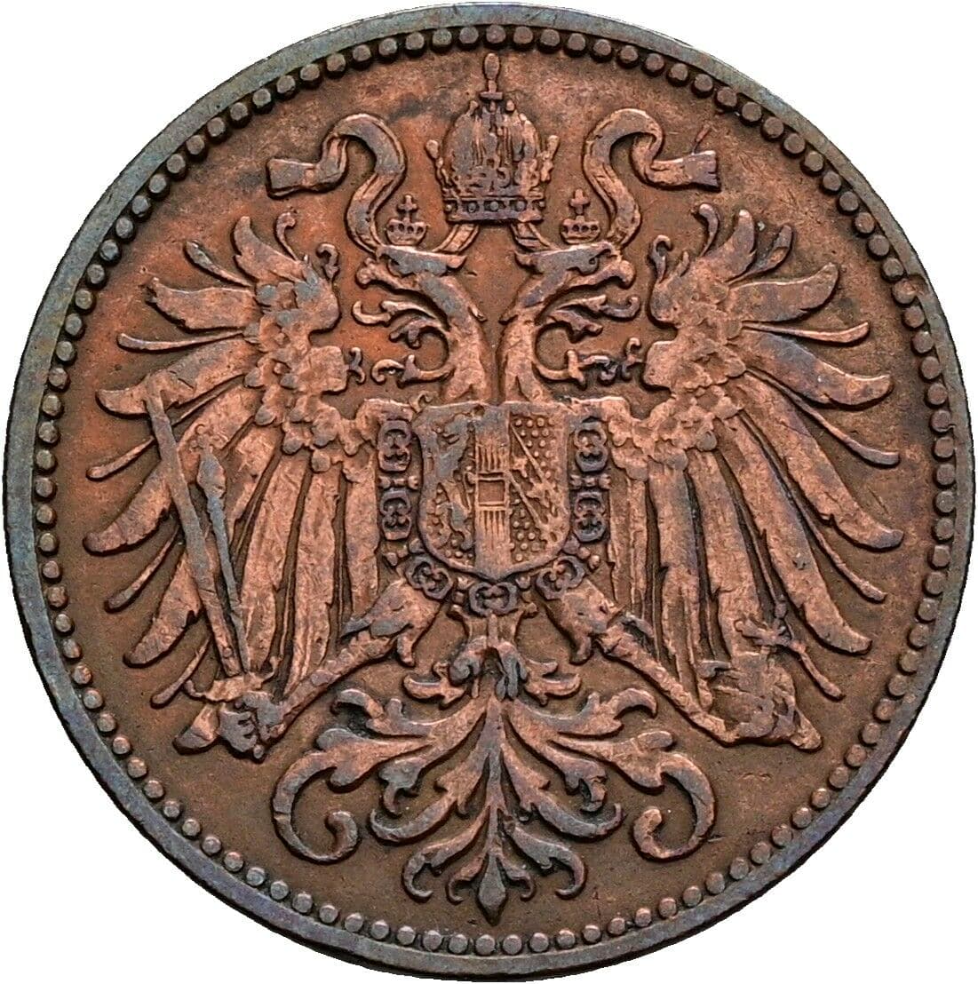 2 Heller Franz Joseph I. 1848-1916 1907 – Rückseite