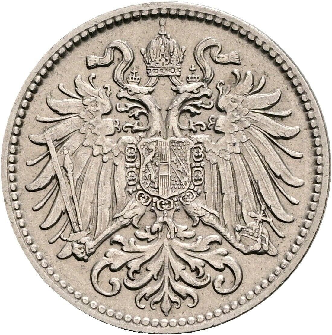 10 Heller Franz Joseph I. 1848-1916 1907 – Rückseite