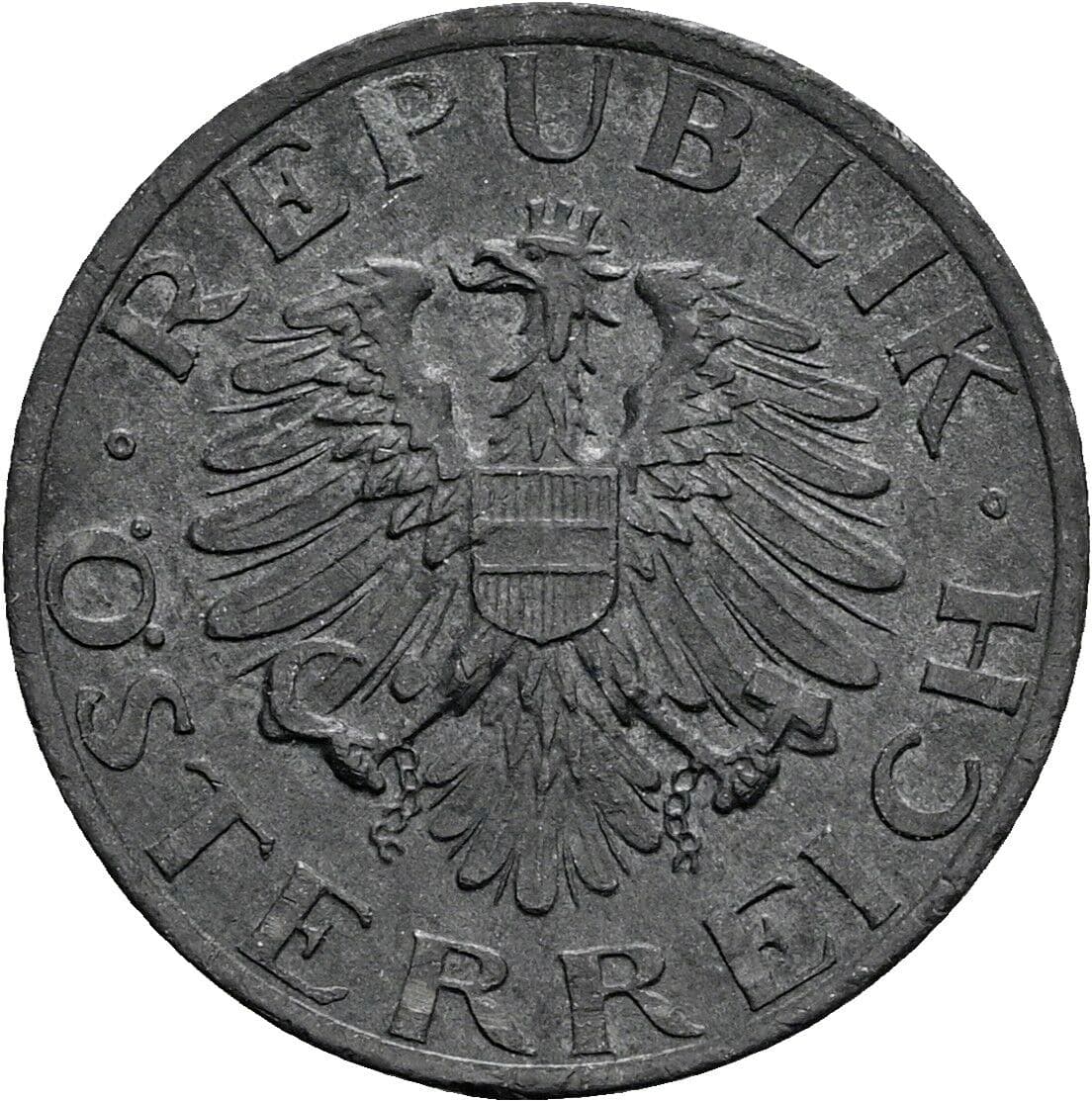 5 Groschen 1980 – Rückseite
