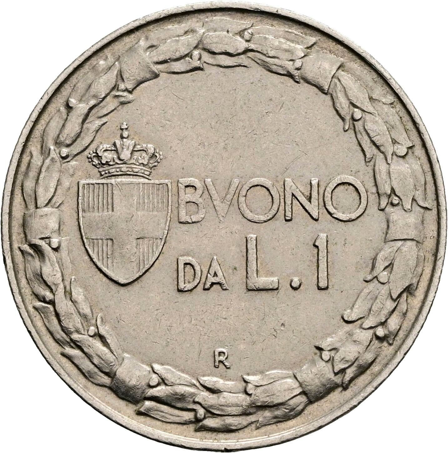 1 Lira Vittorio Emanuele III. 1900-1946 1928 – Vorderseite