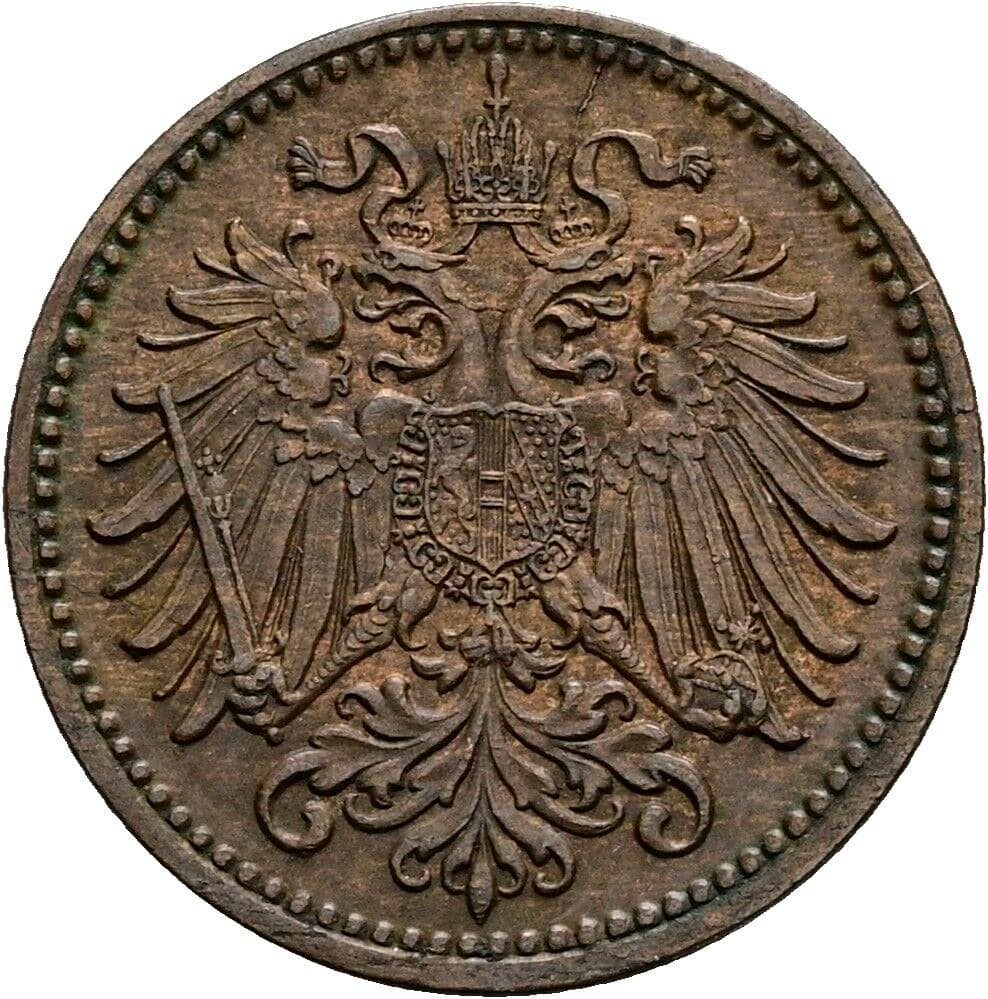 1 Heller Franz Joseph I. 1848-1916 1914 – Rückseite