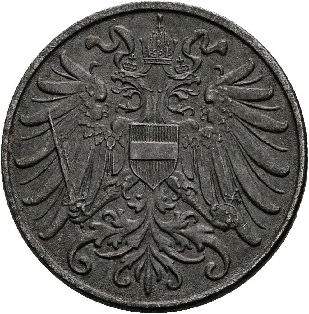 2 Heller Karl I. 1916-1918 1917 – Rückseite