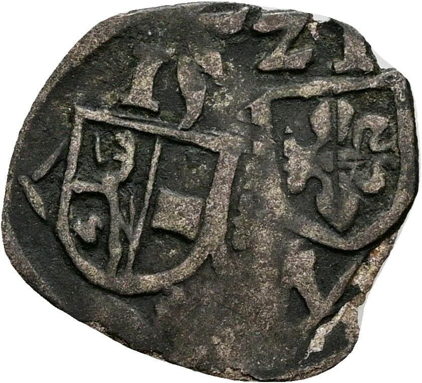 Pfennig Matthäus Lang von Wellenburg 1521 – Vorderseite
