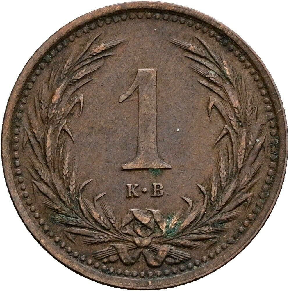 1 Filler Franz Joseph I. 1848-1916 1895 KB, Kremnitz – Vorderseite