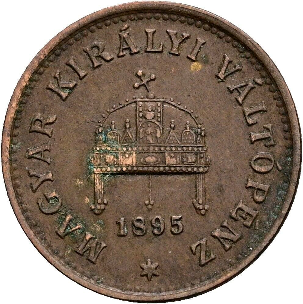 1 Filler Franz Joseph I. 1848-1916 1895 KB, Kremnitz – Rückseite