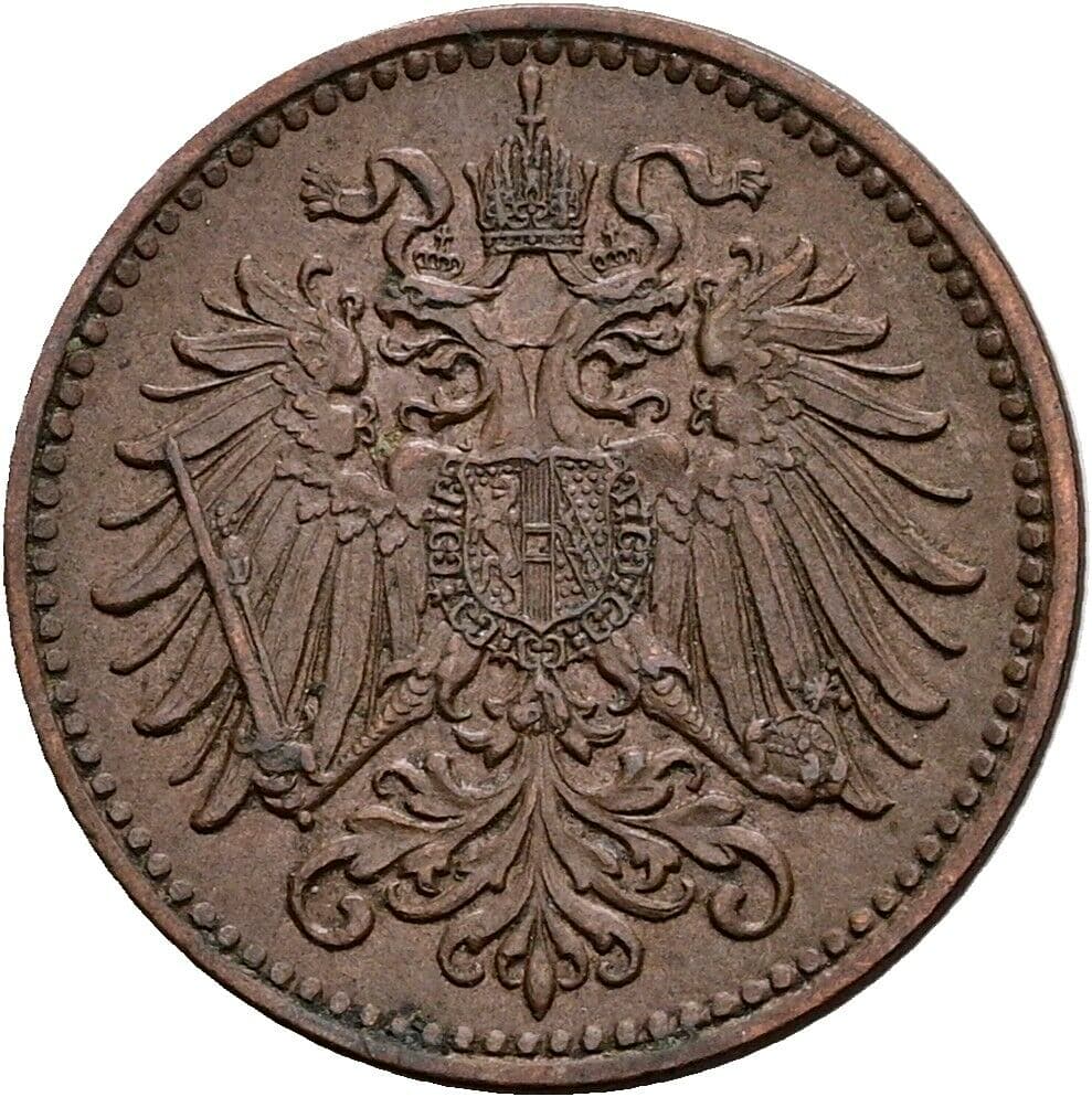 1 Heller Franz Joseph I. 1848-1916 1911 – Rückseite