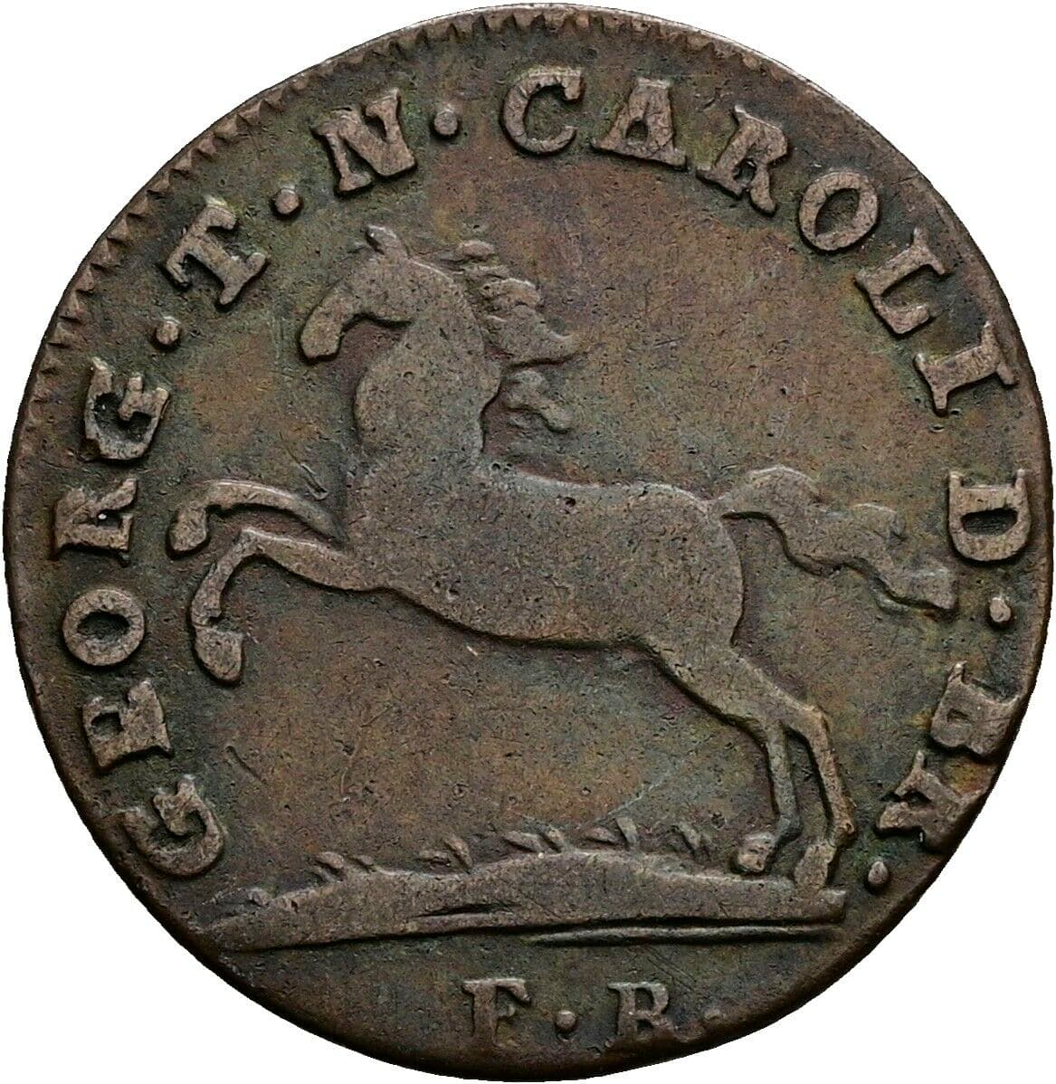 1 Pfennig 1818 – Rückseite