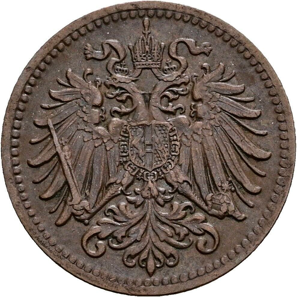 1 Heller Franz Joseph I. 1848-1916 1909 – Rückseite