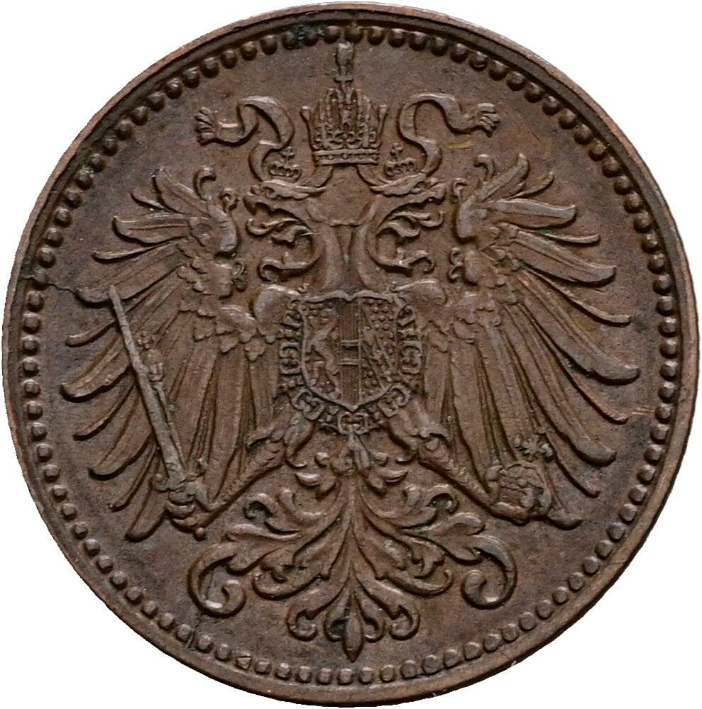 1 Heller Franz Joseph I. 1848-1916 1912 – Rückseite