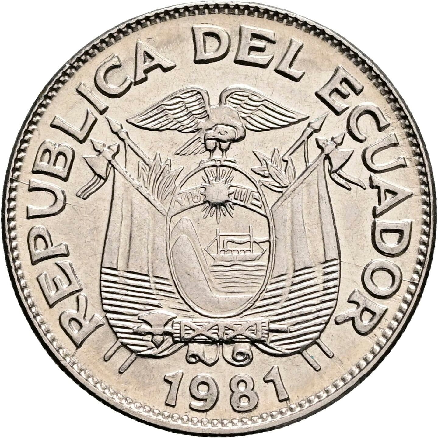 1 Sucre 1981 – Rückseite