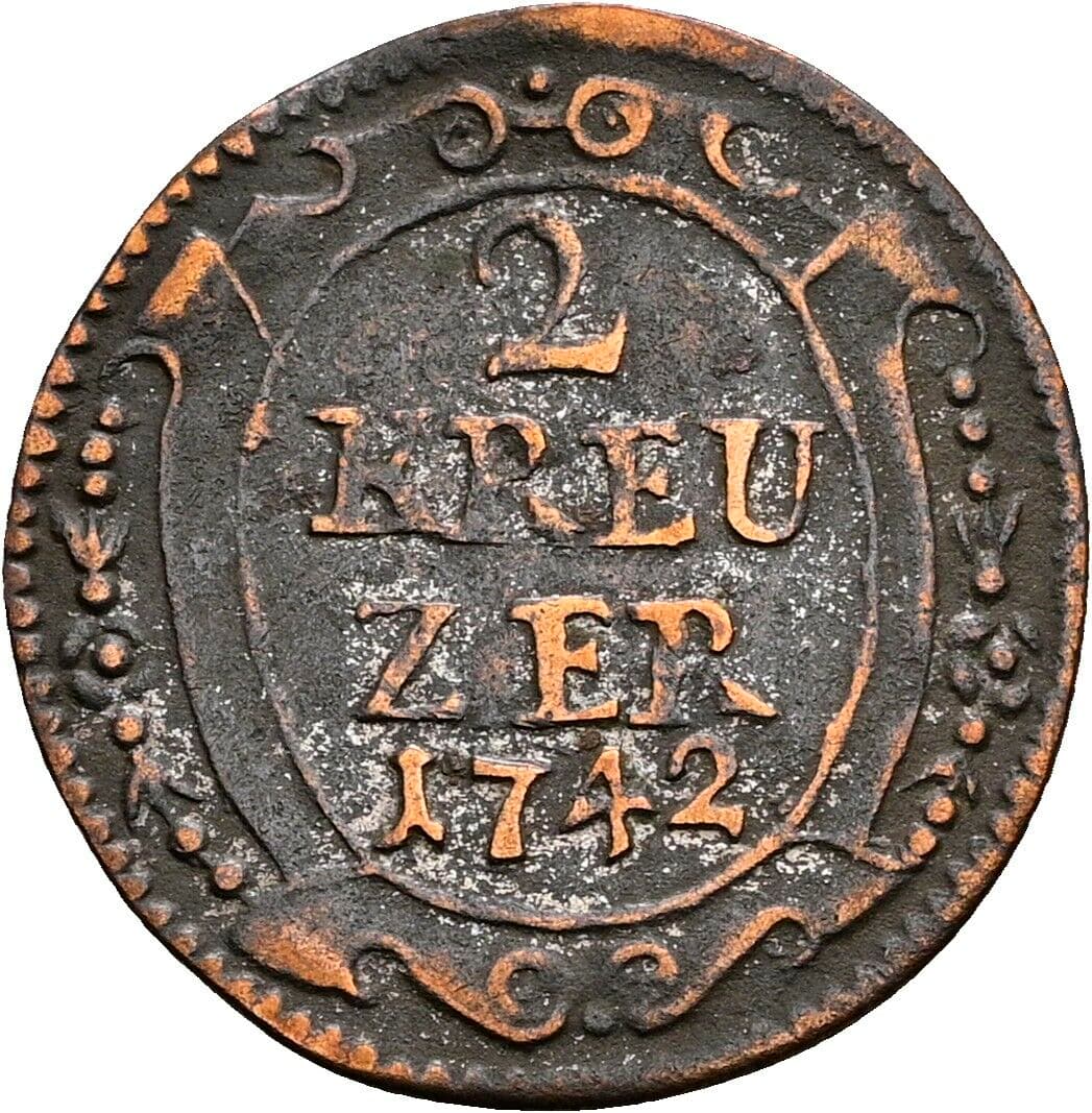 Kupferabschlag 2 Kreuzer