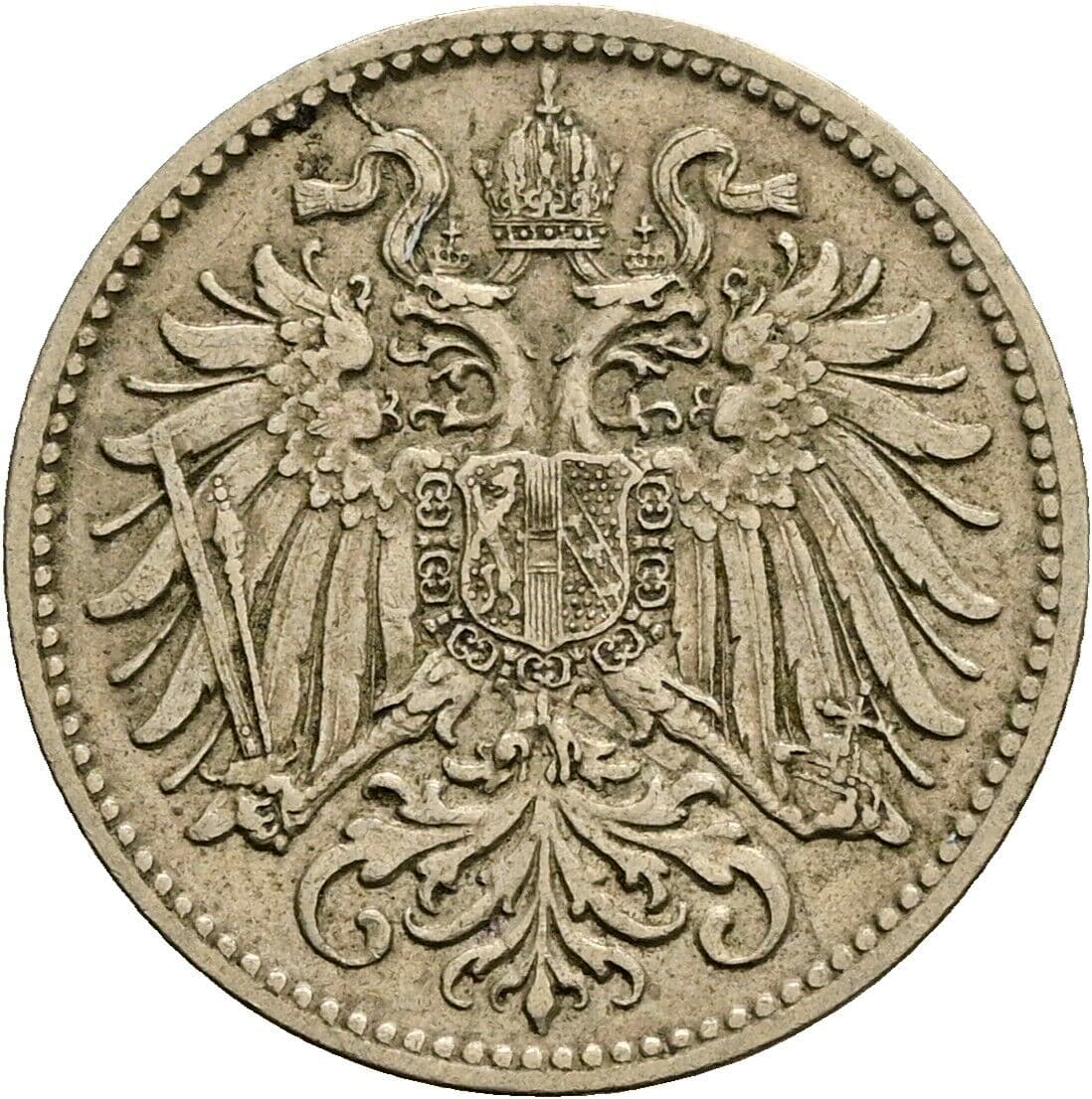 10 Heller Franz Joseph I. 1848-1916 1915 – Rückseite