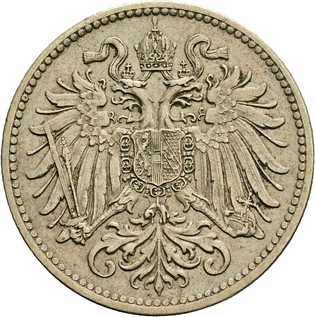 10 Heller Franz Joseph I. 1848-1916 1915 – Rückseite