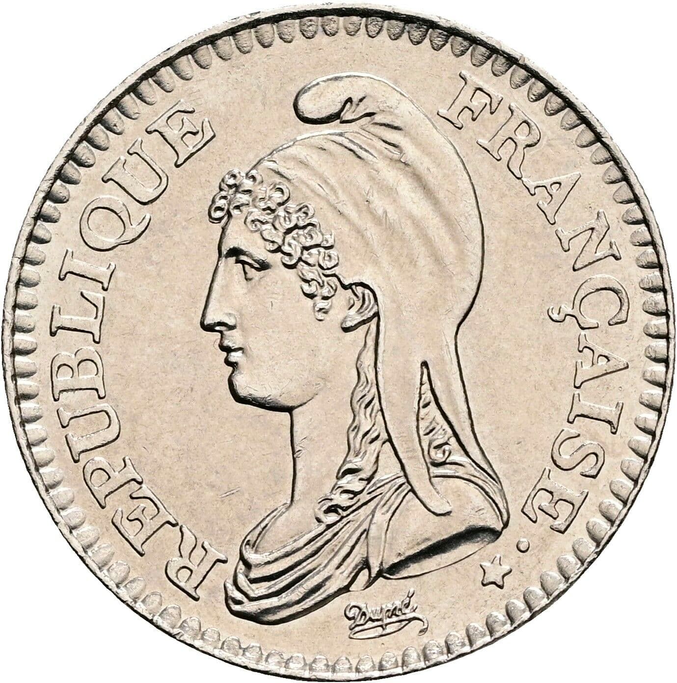 1 Franc 1992 – Rückseite