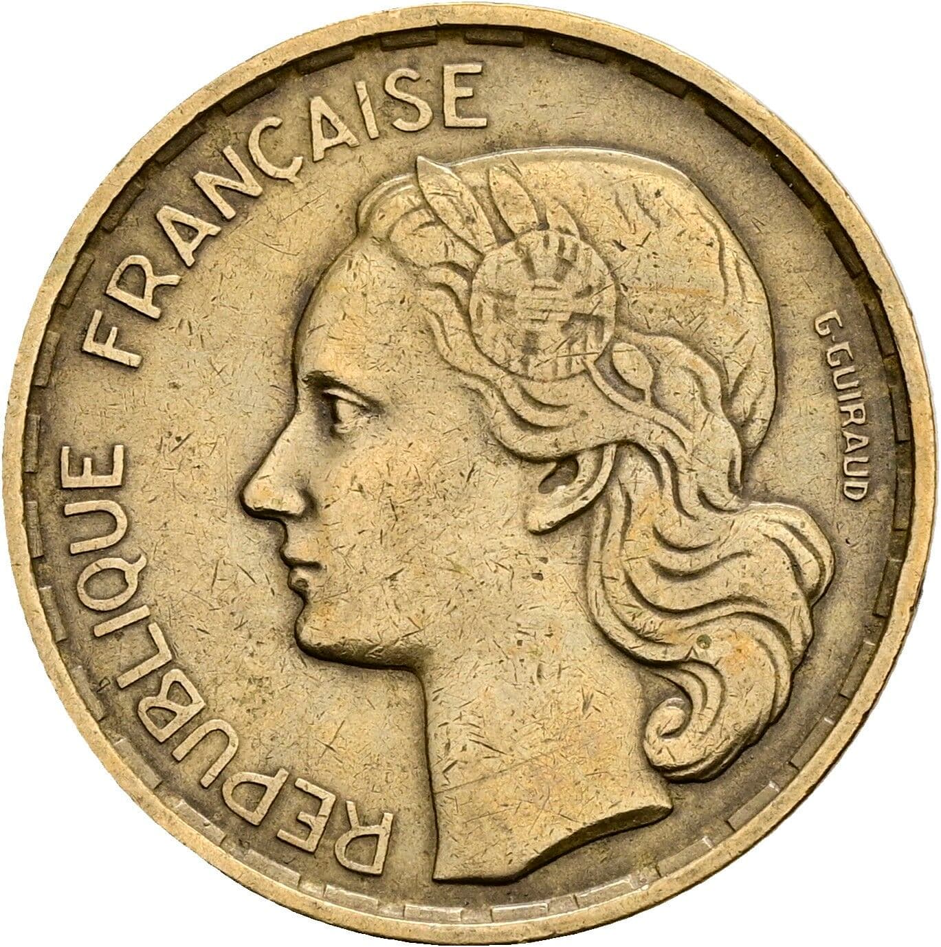 20 Francs 1951 B – Vorderseite