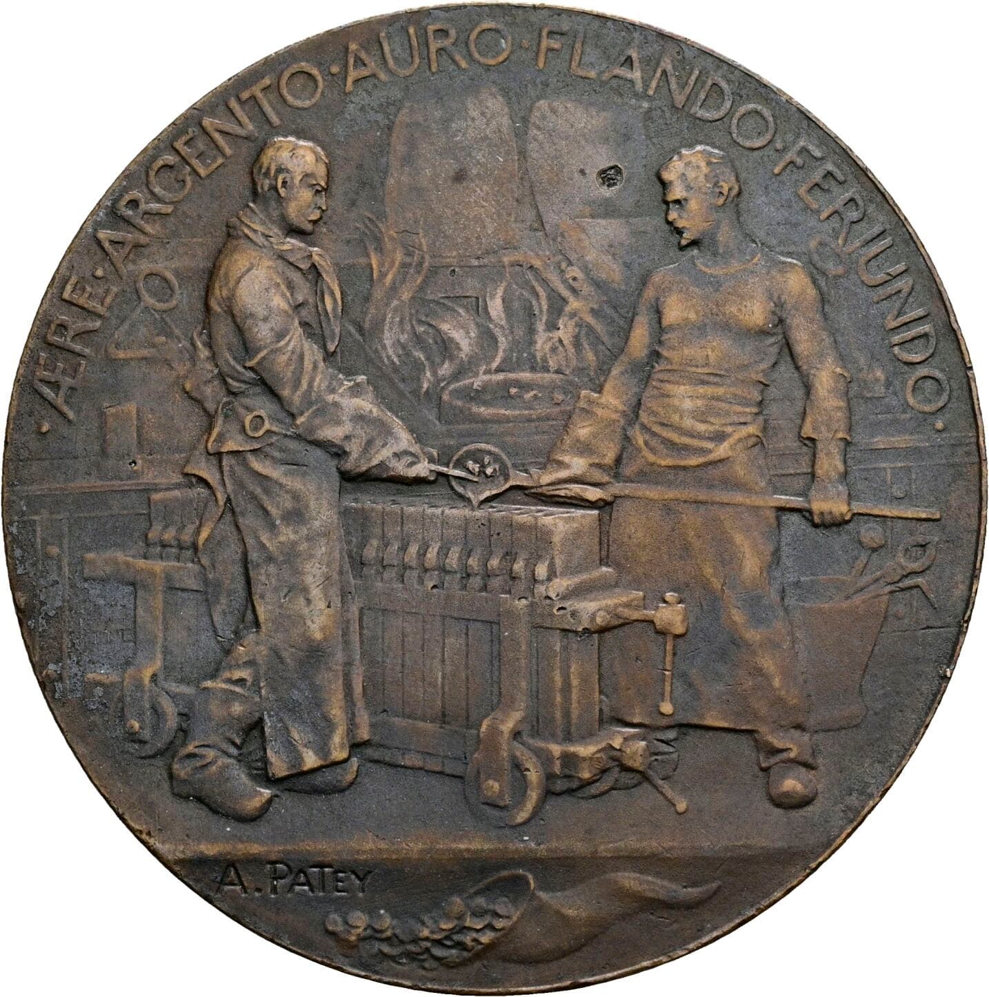 Medaille 1900 – Rückseite