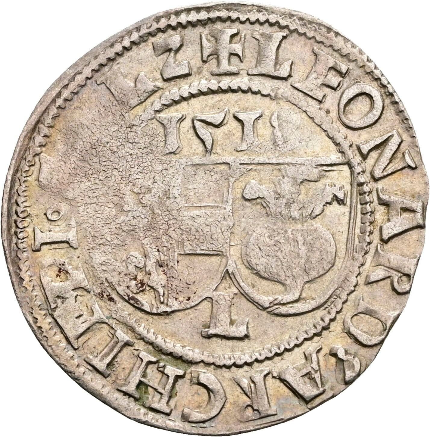Batzen Leonhard von Keutschach 1495-1519 1518 – Rückseite