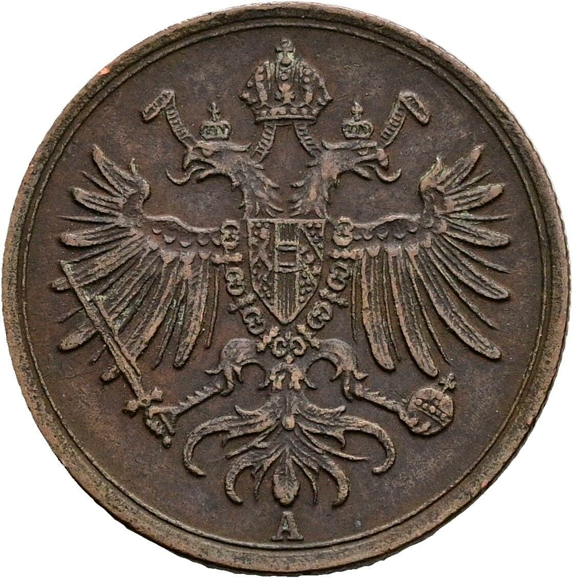 1 Soldo Franz Joseph I. 1848-1916 1862 A – Rückseite