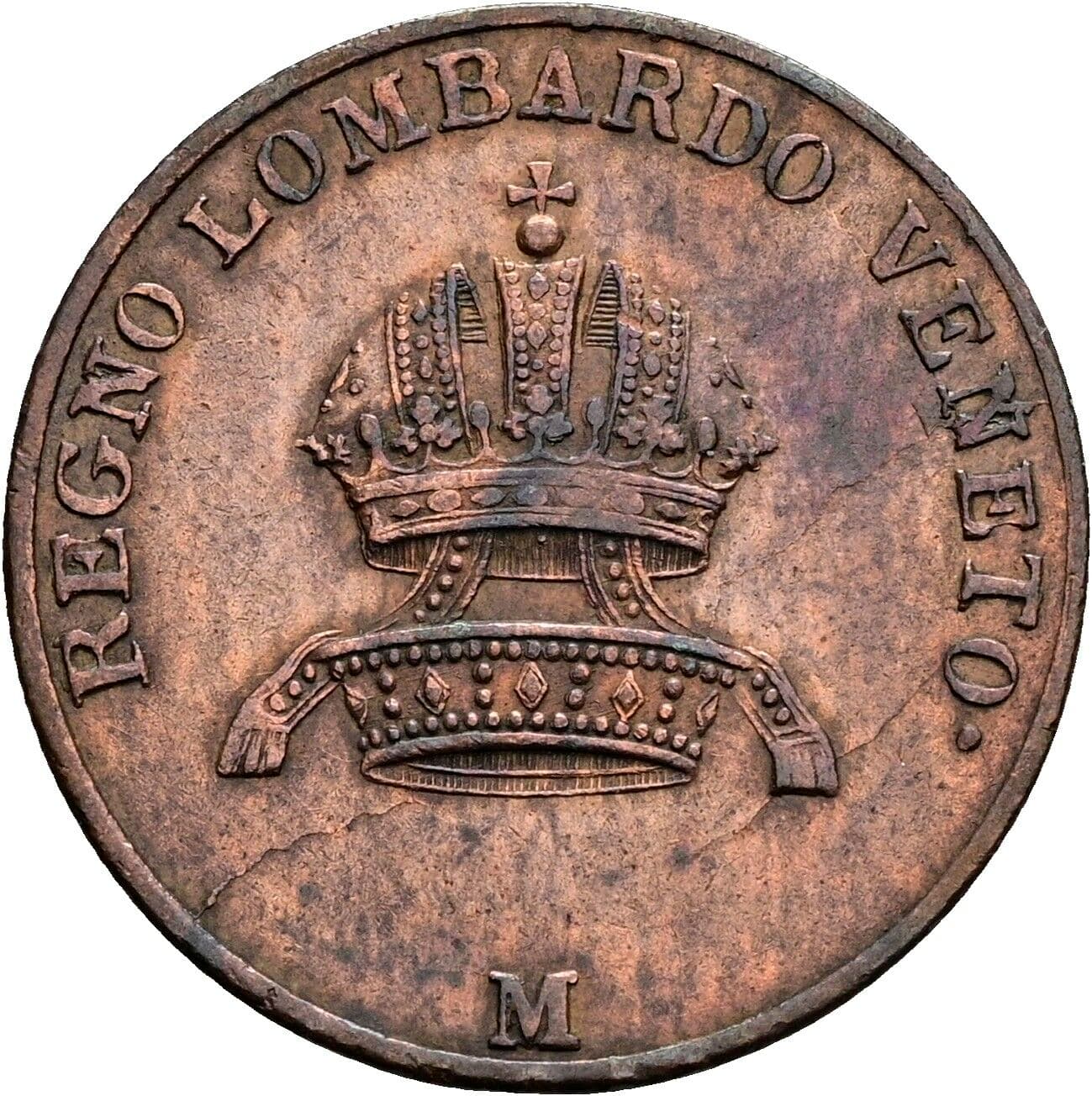3 Centesimi Franz II.(I.) 1792-1835 1822 M – Rückseite