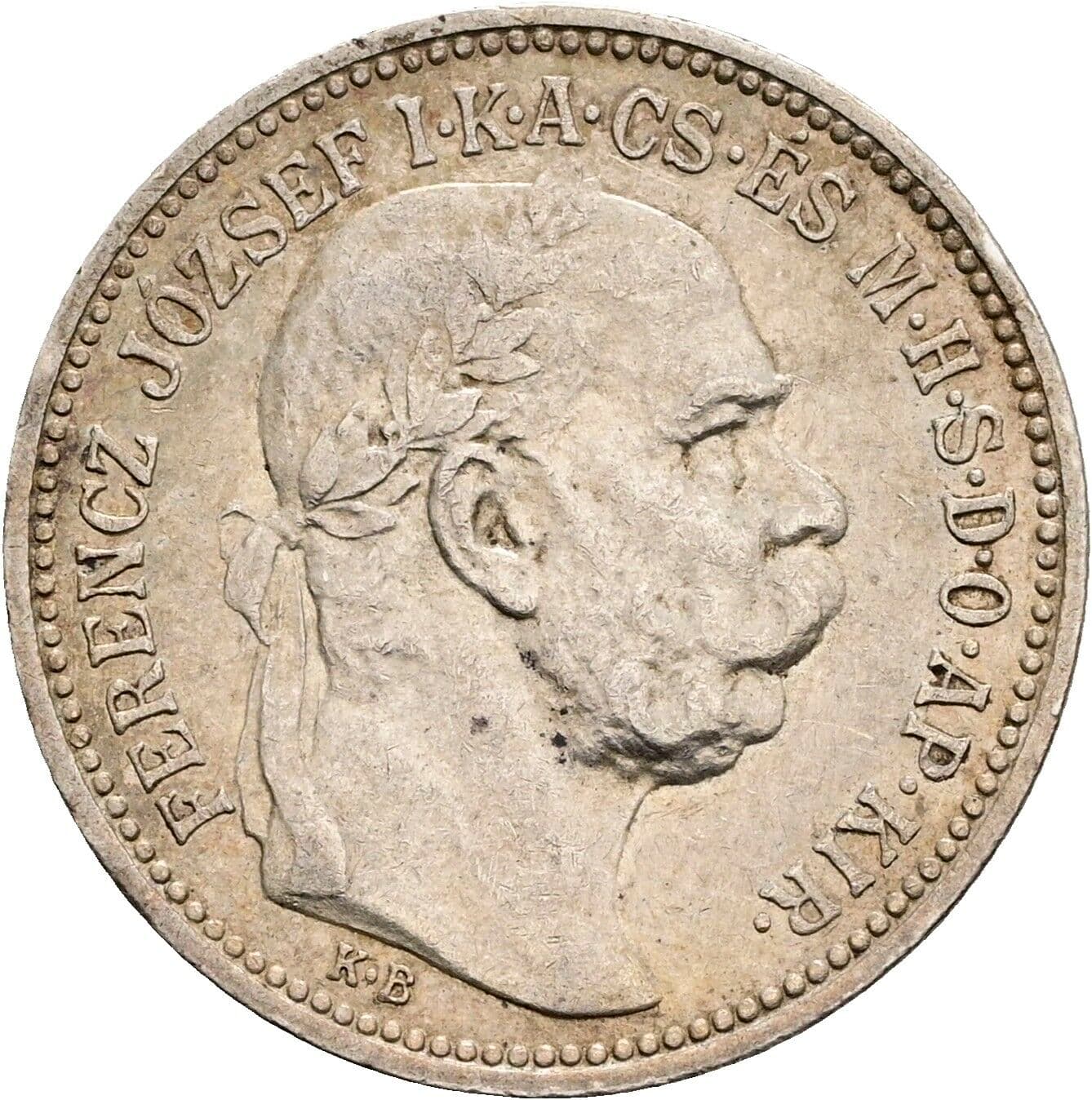 1 Korona Franz Joseph I. 1848-1916 1915 KB, Kremnitz – Vorderseite