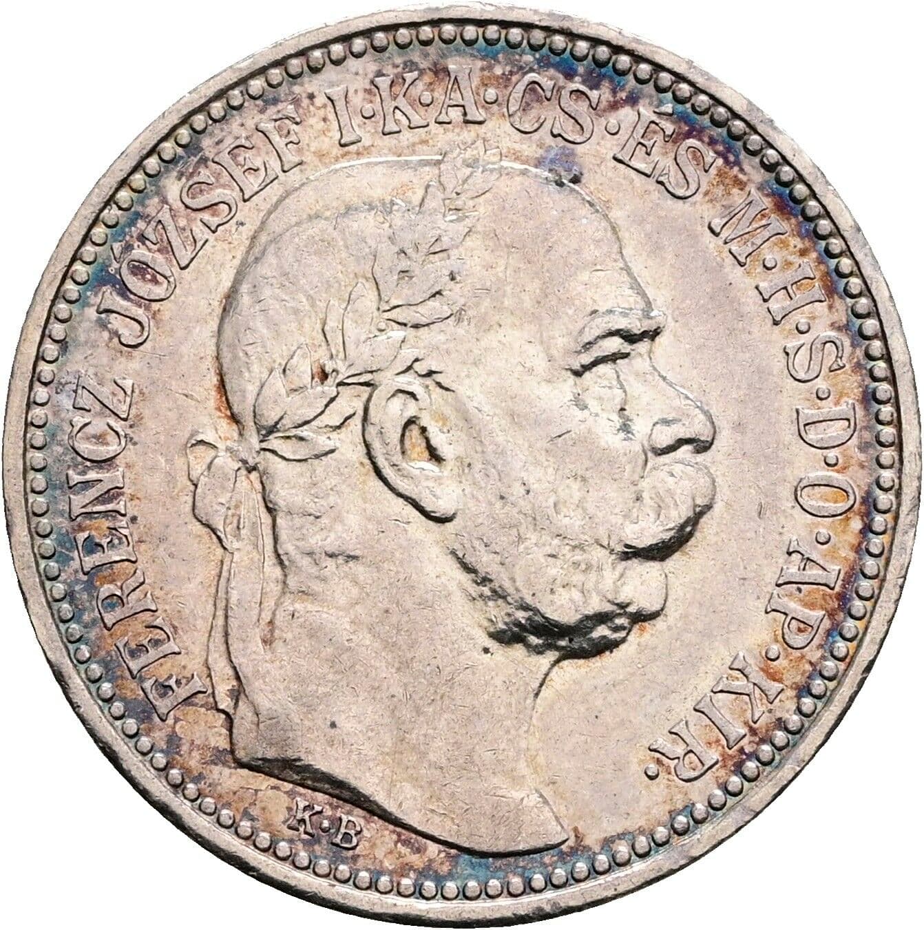 1 Korona Franz Joseph I. 1848-1916 1915 KB, Kremnitz – Vorderseite