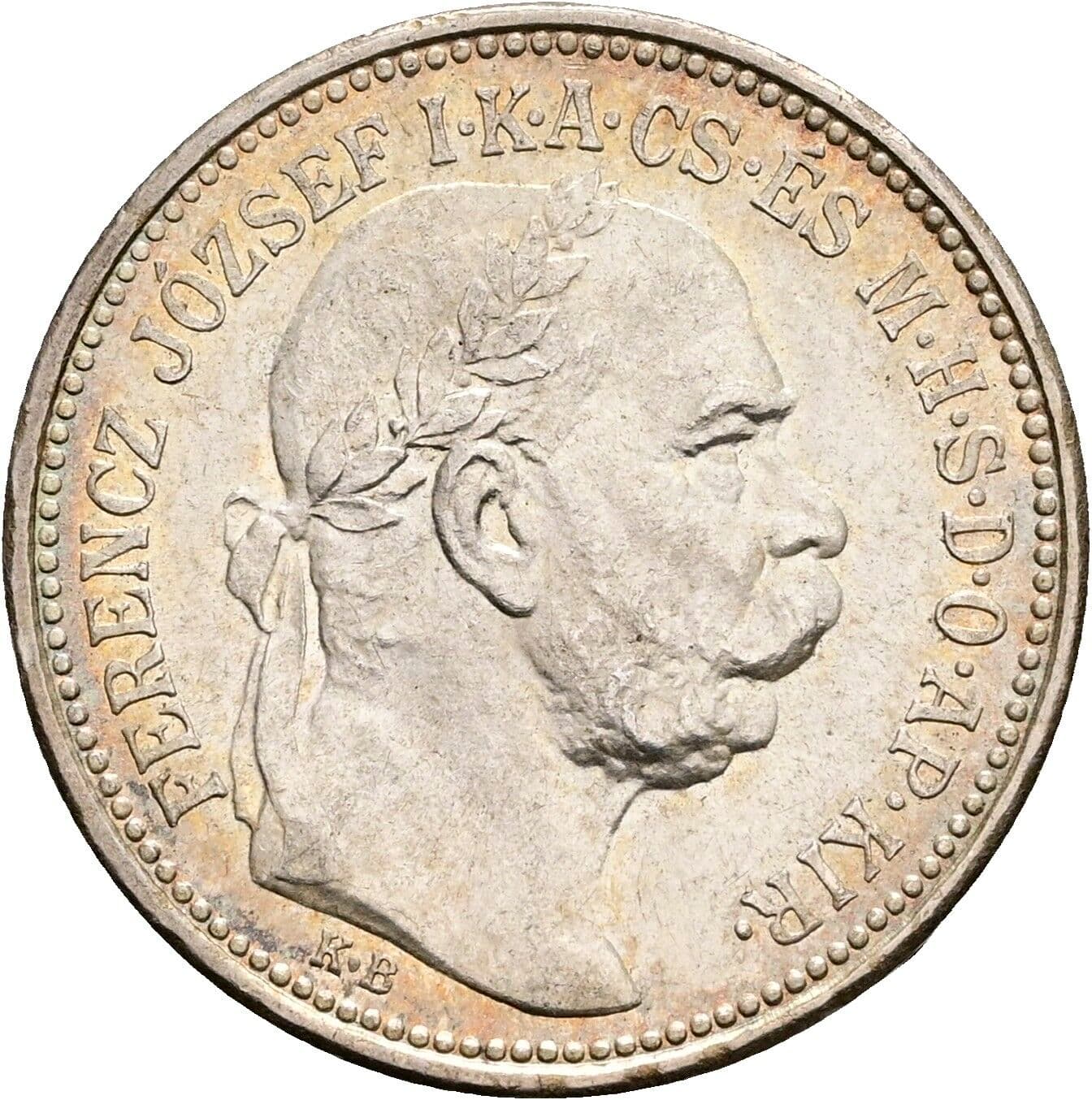 1 Korona Franz Joseph I. 1848-1916 1915 KB, Kremnitz – Vorderseite