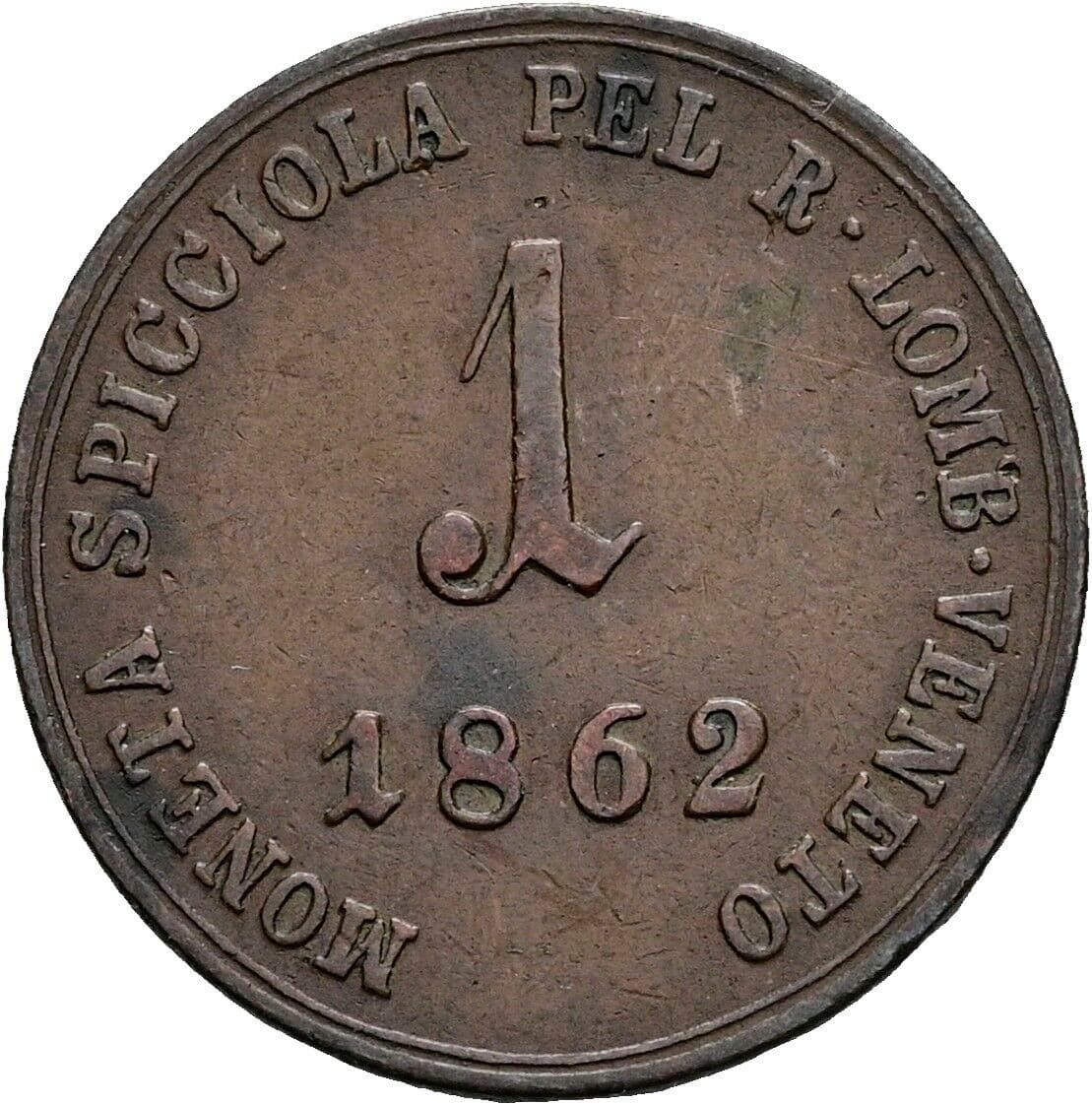 1 Soldo Franz Joseph I. 1848-1916 1862 B, Kremnitz – Vorderseite