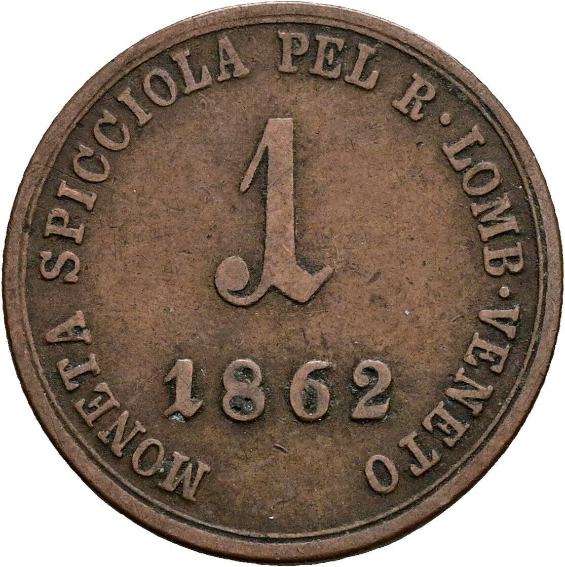 1 Soldo Franz Joseph I. 1848-1916 1862 A, Wien – Vorderseite