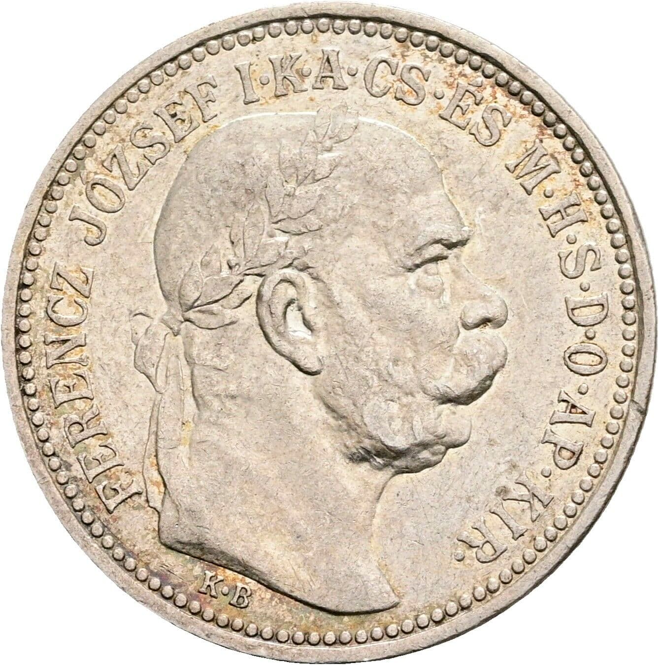 1 Korona Franz Joseph I. 1848-1916 1915 KB, Kremnitz – Vorderseite