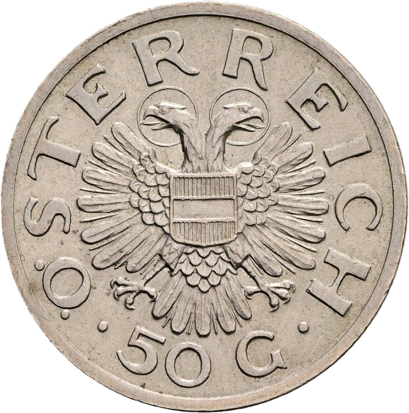 50 Groschen 1936 – Rückseite