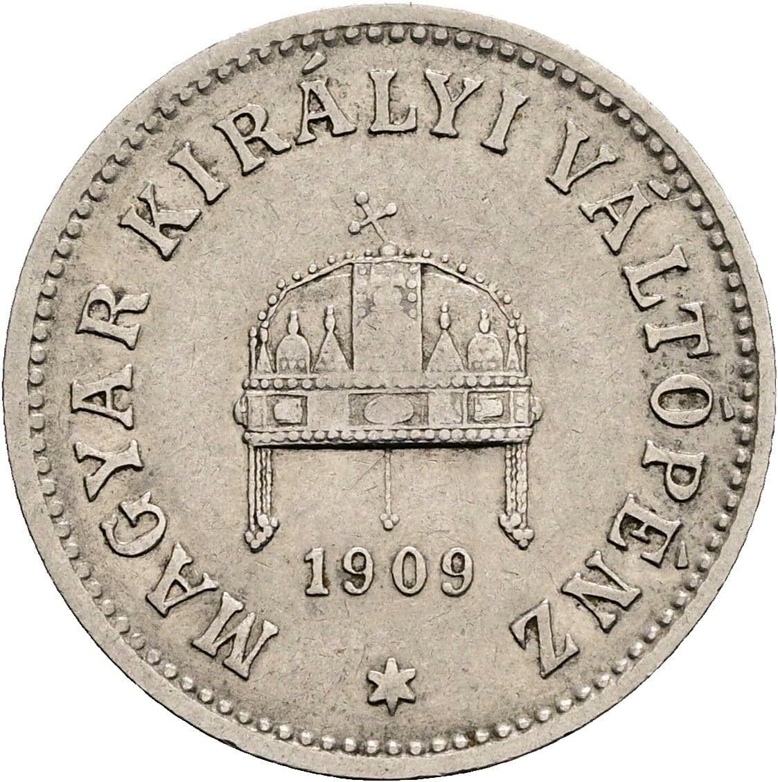 10 Filler Franz Joseph I. 1848-1916 1908 KB, Kremnitz – Rückseite