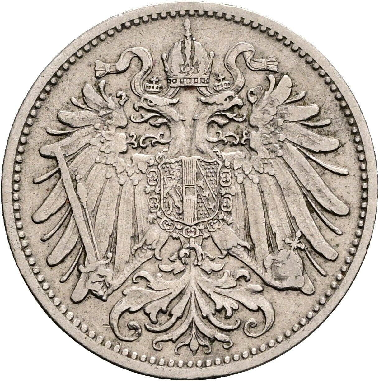 20 Heller Franz Joseph I. 1848-1916 1907 – Rückseite